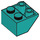 LEGO Dark Turquoise Slope 2 x 2 (45°) Inverted with Flat Spacer Underneath (3660)