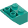 LEGO Dark Turquoise Slope 2 x 2 (45°) Inverted with Flat Spacer Underneath (3660)