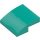 LEGO Dark Turquoise Slope 2 x 2 Curved (15068)