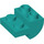 LEGO Dark Turquoise Slope 2 x 2 x 1 Curved Inverted (1750)