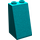 LEGO Turquoise foncé Pente 2 x 2 x 3 (75°) Goujons creux, surface rugueuse (3684 / 30499)