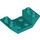 LEGO Dark Turquoise Slope 2 x 4 (45°) Double Inverted with Open Center (4871)