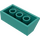 LEGO Turquoise Foncé Pente 2 x 4 (45°) avec surface rugueuse (3037)