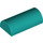 LEGO Dark Turquoise Slope 2 x 4 Curved with Groove (6192 / 30337)