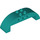 LEGO Dark Turquoise Slope 2 x 8 x 2 Curved (11290 / 28918)