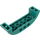 LEGO Donker Turquoise Helling 2 x 8 x 2 Gebogen (11290 / 28918)