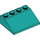 LEGO Donker Turquoise Helling 3 x 4 (25°) (3016 / 3297)