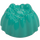 LEGO Dark Turquoise Small Hair with Spiky Tufts (68212)