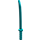 LEGO Dark Turquoise Sword with Octagonal Guard (Katana) (30173 / 88420)