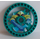 LEGO Dark Turquoise Technic Disk 5 x 5 with Axer (32361)