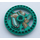 LEGO Turquoise Foncé Technic Disk 5 x 5 avec Tronçonneuse (32362)