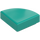 LEGO Dark Turquoise Tile 1 x 1 Quarter Circle (25269 / 84411)