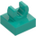 LEGO Dark Turquoise Tile 1 x 1 with Clip (Raised &quot;C&quot;) (15712 / 44842)