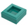 LEGO Donker Turquoise Tegel 1 x 1 met groef (3070 / 30039)