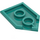 LEGO Donker turquoise Tegel 2 x 3 Pentagonal (22385 / 35341)