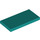 LEGO Dark Turquoise Tile 2 x 4 (87079)