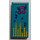 LEGO Dark Turquoise Tile 2 x 4 with Blanket with Musical Notes Sticker (87079)
