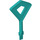 LEGO Donker Turquoise Tegel Remover Sleutel (78169)