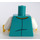 LEGO Dark Turquoise Train Controller Minifig Torso (973 / 76382)