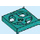LEGO Turquoise foncé Turntable 2 x 2 assiette Base (3680)