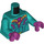 LEGO Dark Turquoise Vision with Dark Turquoise Suit Minifig Torso (973 / 76382)