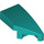 LEGO Dark Turquoise Wedge 1 x 2 Right (29119)