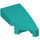 LEGO Donker Turquoise Wig 1 x 2 Rechtsaf (29119)