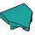 LEGO Dark Turquoise Wedge 2 x 2 x 0.7 with Point (45°) (66956)