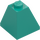 LEGO Dark Turquoise Wedge 2 x 2 x 2 (65°) (78886)