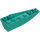 레고 어두운 청록색 쐐기 2 x 6 더블 거꾸로 왼쪽 (41765)