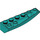 LEGO Donker turquoise Wig 2 x 6 Dubbele Omgekeerd Rechts (41764)