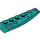LEGO Donker Turquoise Wig 2 x 6 Dubbele Omgekeerd Rechtsaf (41764)