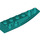 LEGO Dark Turquoise Wedge 2 x 6 Double Inverted Right (41764)