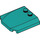 LEGO Dark Turquoise Wedge 4 x 4 Curved (45677)