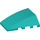 LEGO Dark Turquoise Wedge 4 x 4 Triple Curved without Studs (47753)