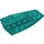 LEGO Dark Turquoise Wedge 6 x 4 Triple Curved Inverted (43713)