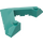레고 어두운 청록색 쐐기 6 x 8 (45°) ~와 함께 Pointed 차단 (22390)