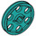 LEGO Turquoise foncé Coin Courroie Roue (4185 / 49750)