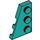 LEGO Donker Turquoise Wig Plaat 2 x 3 Vleugel Links (43723)