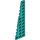 LEGO Donker turquoise Wig Plaat 3 x 12 Vleugel Links (47397)