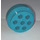 LEGO Dark Turquoise Wheel Rim Ø30 x 12.7 Stepped (2695)