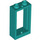 LEGO Dark Turquoise Window Frame 1 x 2 x 3 without Sill (3662 / 60593)