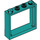 LEGO Dark Turquoise Window Frame 1 x 4 x 3 (60594)