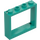 LEGO Dark Turquoise Window Frame 1 x 4 x 3 (60594)