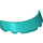 LEGO Donker Turquoise Voorruit 1 x 3 x 6 Gebogen (35299 / 62360)
