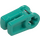 LEGO Dark Turquoise Wire Clip with Cross Hole (49283)