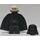 LEGO Darth Vader con Blanco Cabeza y Starched Capa Minifigura