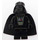 LEGO Darth Vader with Medium Stone Gray Head without Eyebrows Minifigure