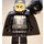 LEGO Darth Vader with White Head and Starched Cape with Printed Arms (Smile) Minifigure