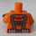 LEGO Deap Sea Diver with Orange Outfit Minifig Torso (973 / 76382)